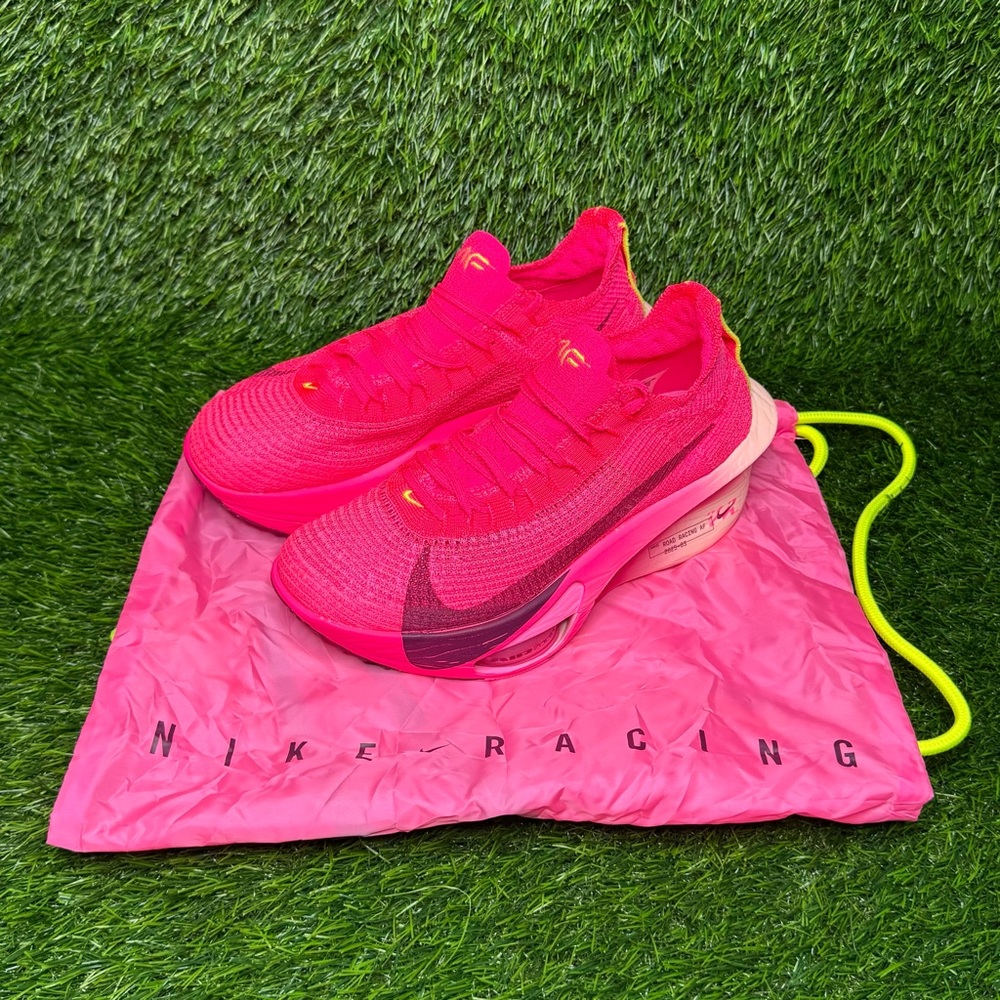 Size 7 - Womens Nike Air Zoom Alphafly NEXT% 3 Hyper Pink Sneakers - FD8315-601 - Picture 9 of 10
